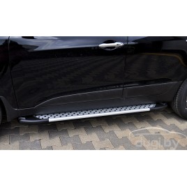 Пороги алюминиевые "Artemis" для IX35.